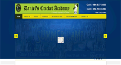 Desktop Screenshot of danielscricketacademy.com